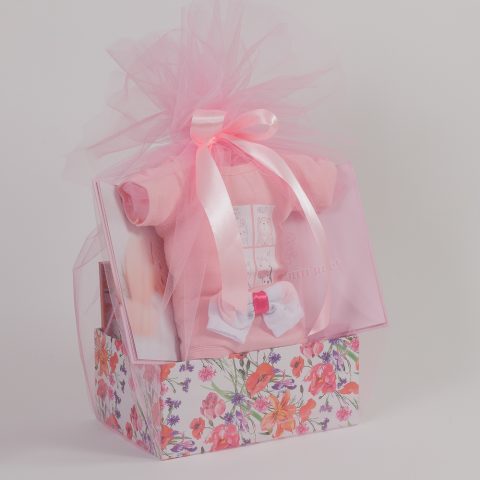 Δωροσύνθεση 45, σε ροζ χρώμα