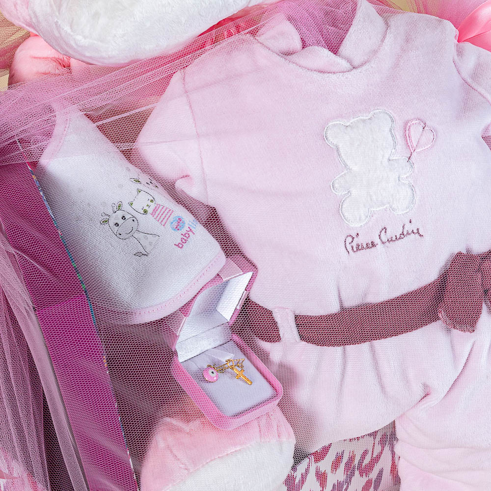 Δωροσύνθεση 130, σε ροζ χρώμα - Image 4