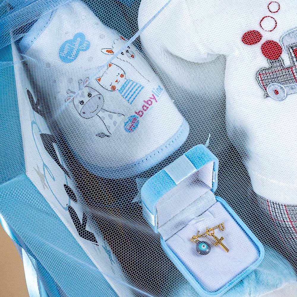 Δωροσύνθεση 130, σε γαλάζιο χρώμα - Image 6