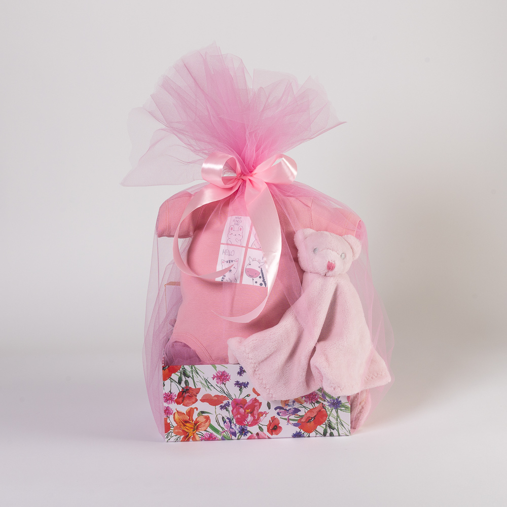 Δωροσύνθεση 40, σε ροζ χρώμα - Image 2