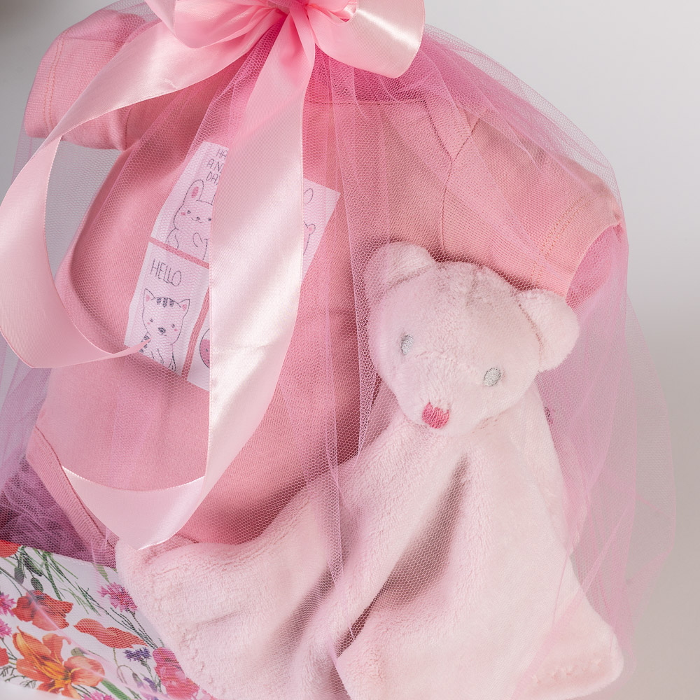 Δωροσύνθεση 40, σε ροζ χρώμα - Image 3