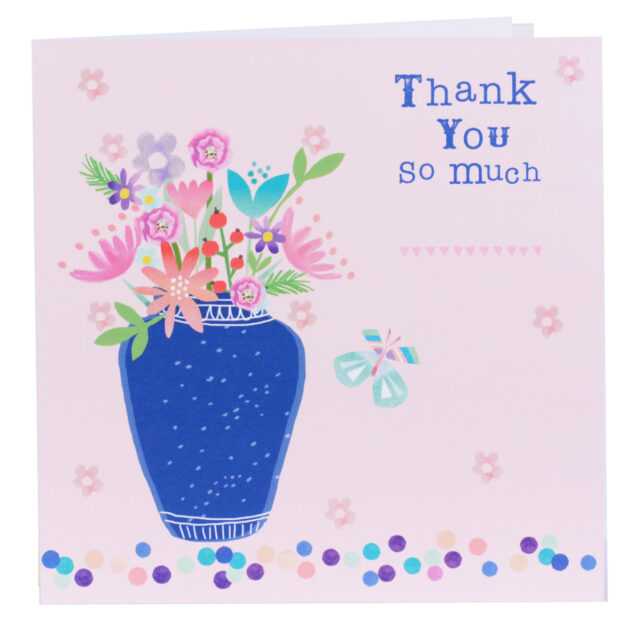 Έκτη εικόνα για το προϊόν "Ευχετήρια Κάρτα Χειροποίητη Γαλάζια"