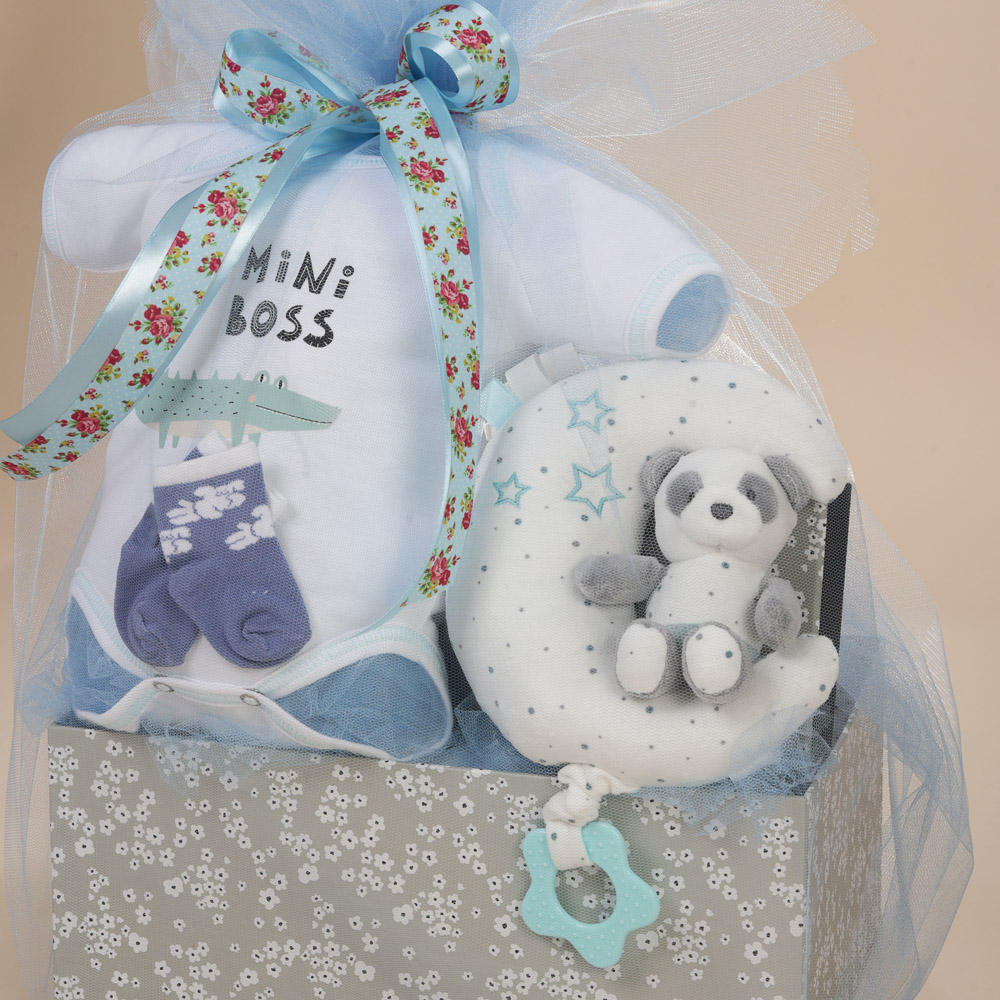 Δωροσύνθεση 60, σε γαλάζιο χρώμα - Image 3