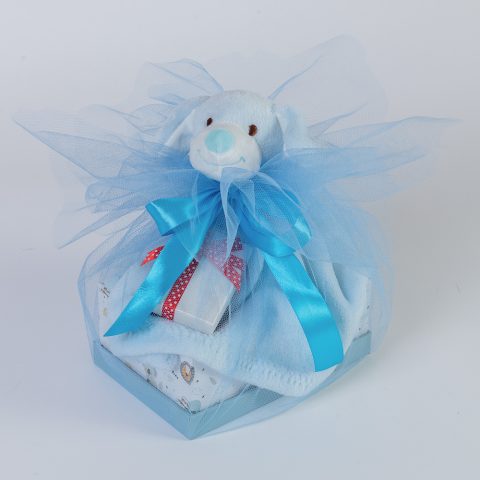 Δωροσύνθεση 45, σε γαλάζιο χρώμα