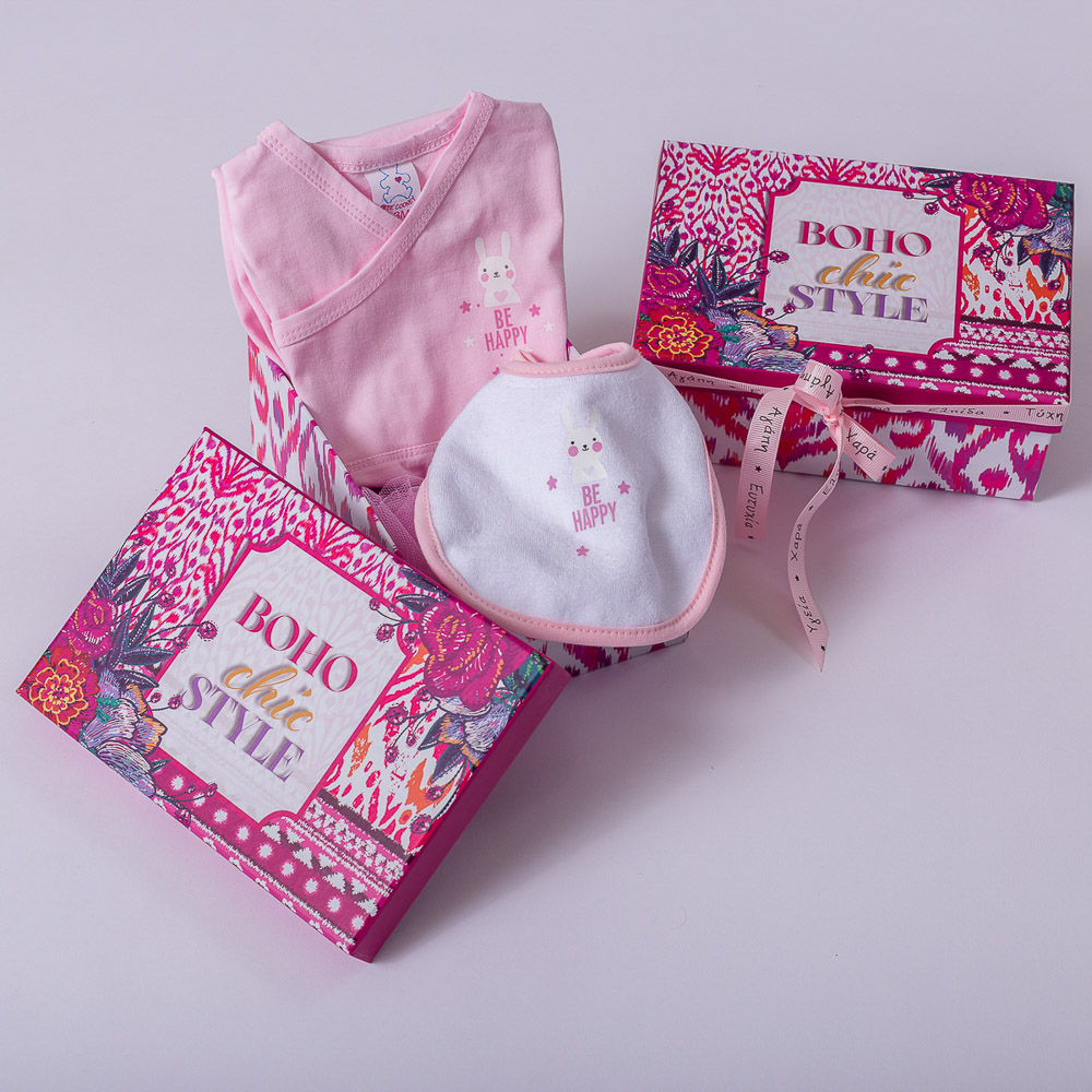 Δωροσύνθεση 35, σε ροζ χρώμα - Image 2