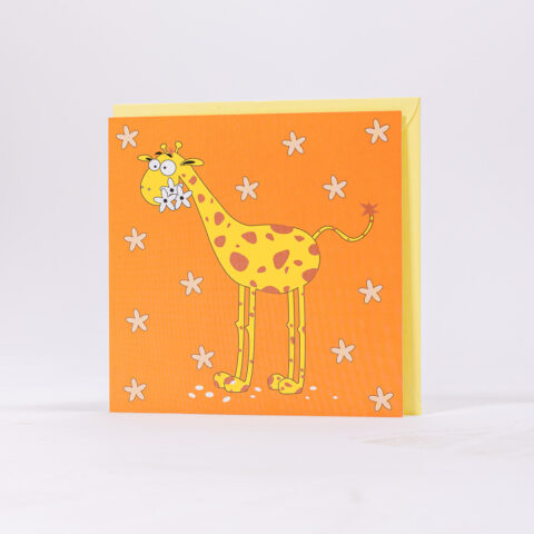 Ευχετήρια κάρτα για κάθε περίσταση, καμηλοπάρδαλη