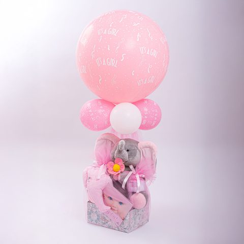 Δωροσύνθεση 180, σε ροζ χρώμα