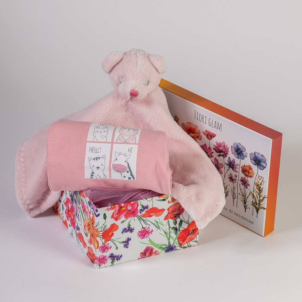 Δωροσύνθεση 40, σε ροζ χρώμα - Image 3