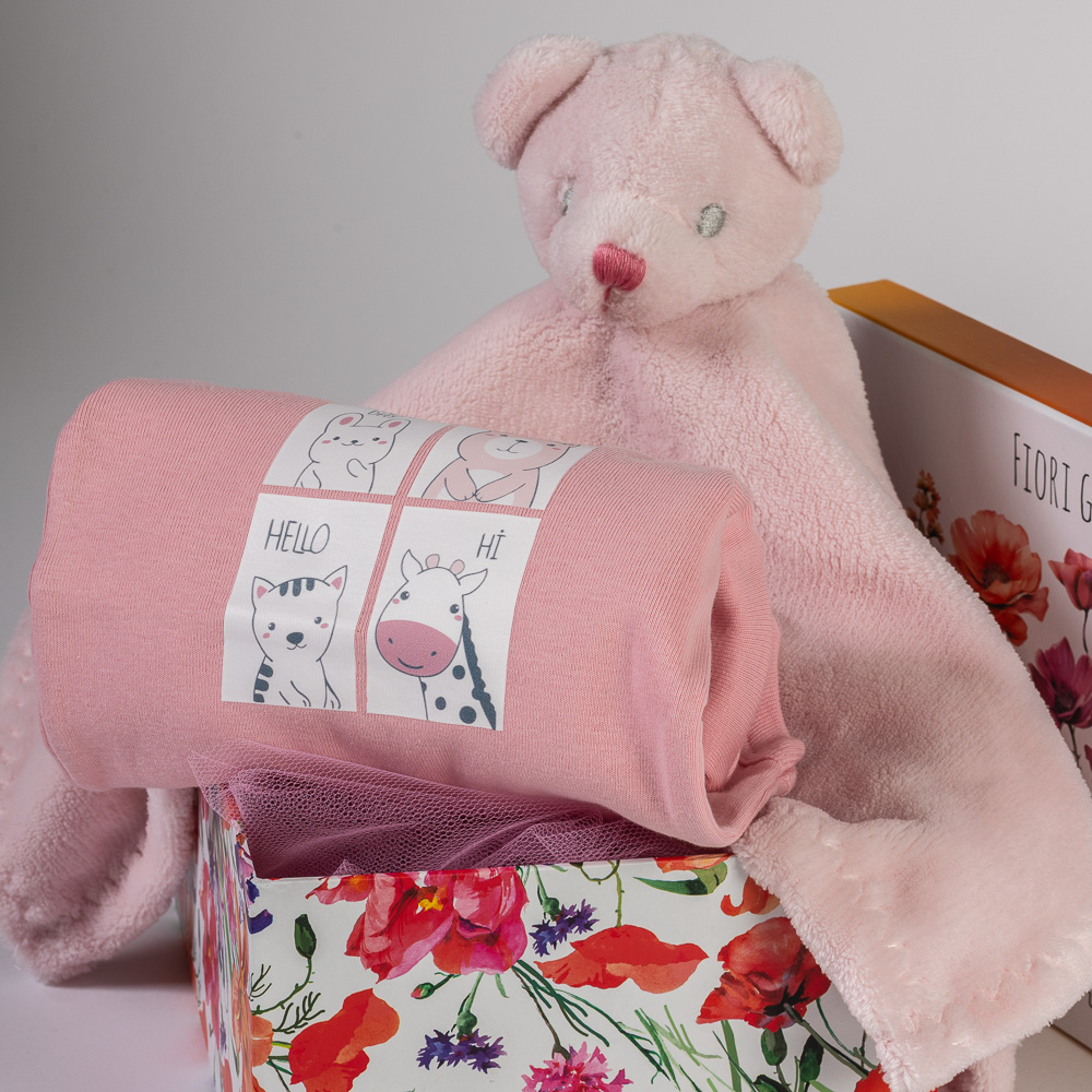 Δωροσύνθεση 40, σε ροζ χρώμα - Image 2