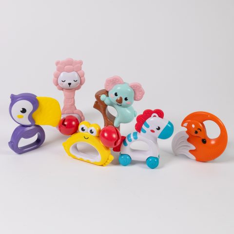 Βρεφική κουδουνίστρα με μασητικό