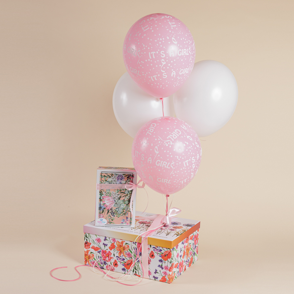 Δωροσύνθεση 55 (Diaper Cupcakes), σε ροζ χρώμα - Image 9