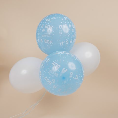 Μπουκέτο με μπαλόνια, γαλάζιο