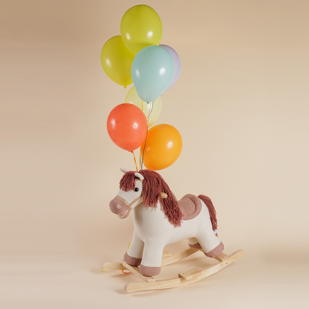Ξύλινο κουνιστό αλογάκι, Ginger - Image 5