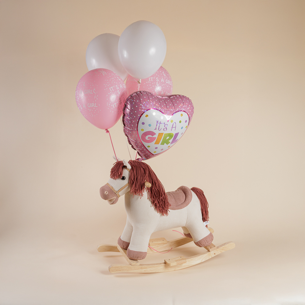 Ξύλινο κουνιστό αλογάκι, Ginger - Image 6