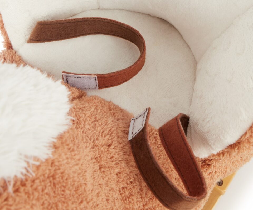 Κουνιστό λούτρινο αλογάκι με κάθισμα - Image 4