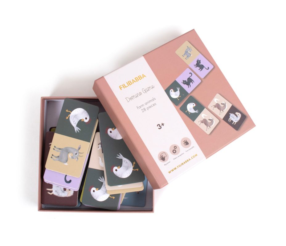 Παιχνίδι Domino, ζωάκια της φάρμας