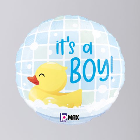 Μπαλόνι ήλιον It's a boy, παπάκι (46εκ)