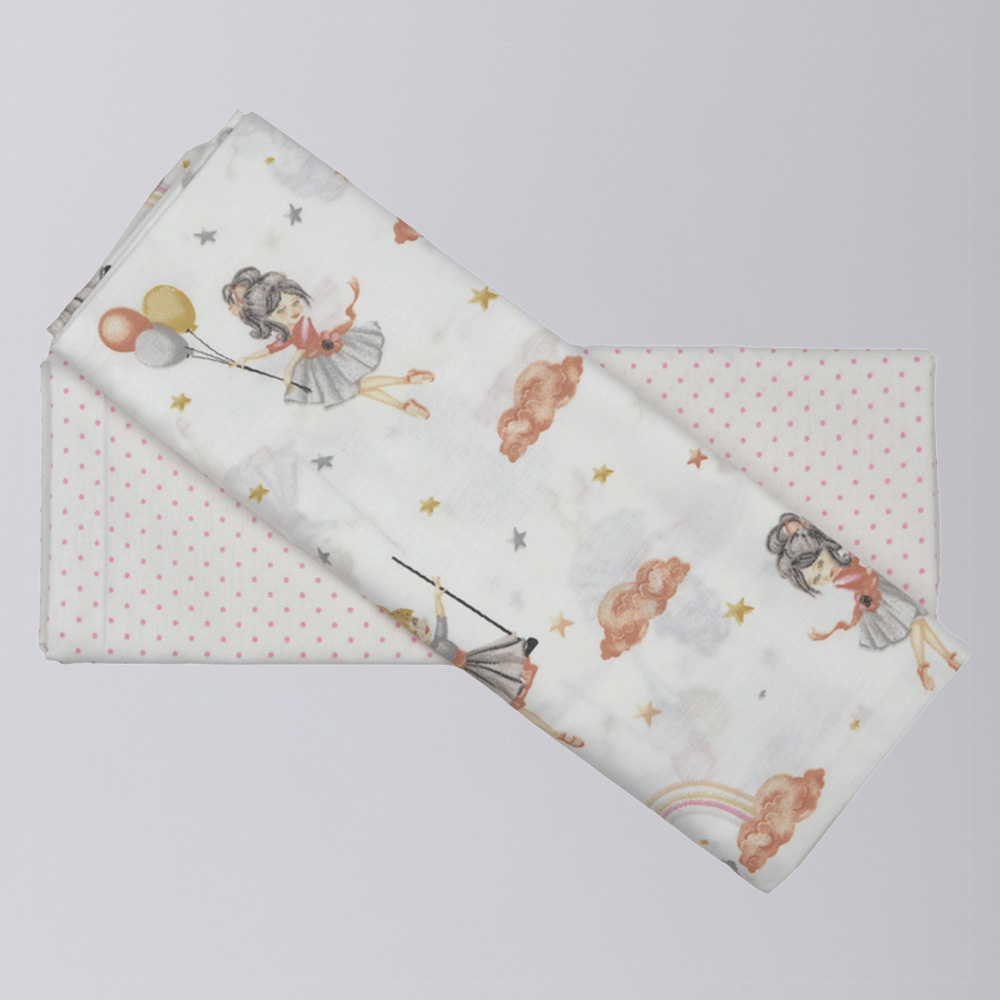 Σεντόνια λίκνου για κορίτσι - Image 2