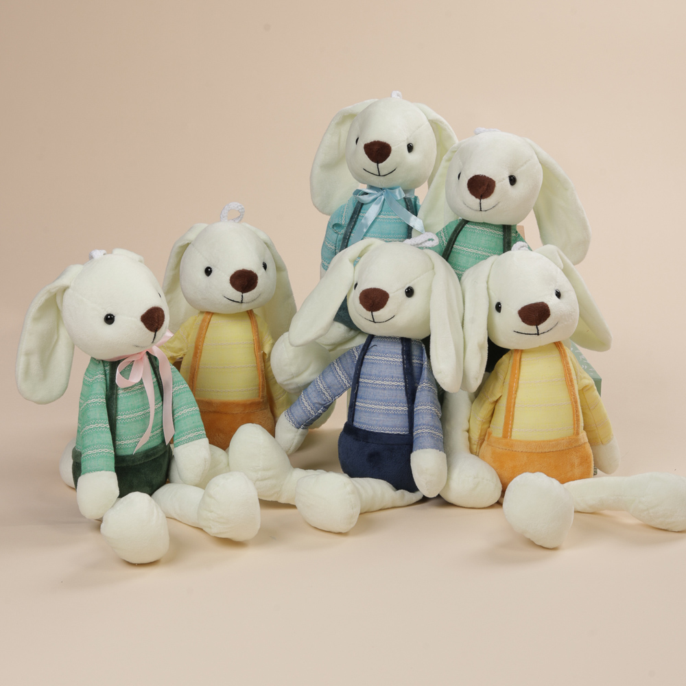 Λούτρινο λαγουδάκι μαλακό και απαλό σε τρία χρώματα