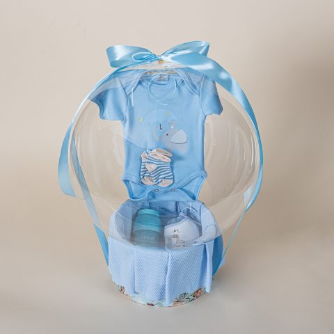 Μπαλονοσύνθεση 90 σε γαλάζιο χρώμα