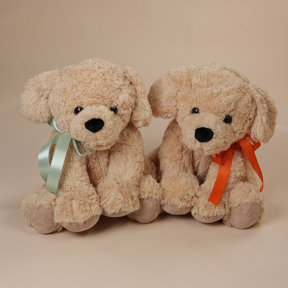 Λούτρινο σκυλάκι αγκαλιάς για βρέφη και παιδιά