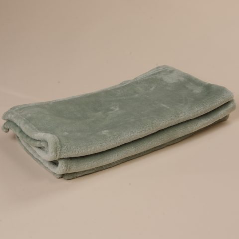 Κουβέρτα αγκαλιάς μωρού coral fleece σε βεραμάν χρώμα