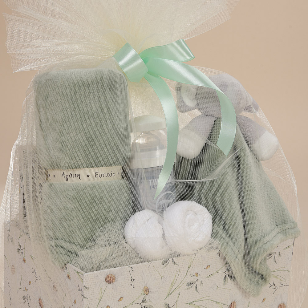 Λεπτομέρεια Υφής από το Βρεφικό Σετ Ύπνου με Ελεφαντάκι