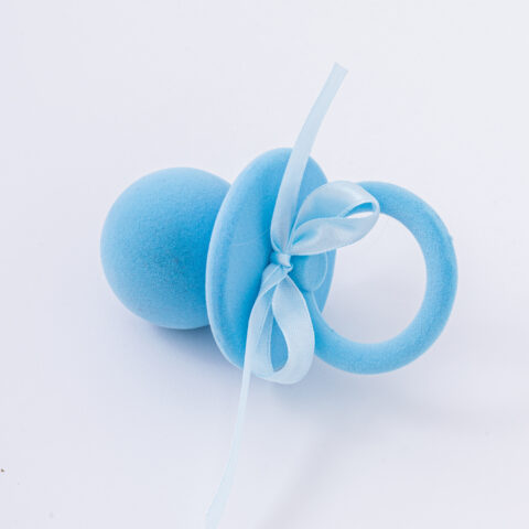 Βρεφικό κουτί κοσμημάτων πιπίλα σε γαλάζιο χρώμα